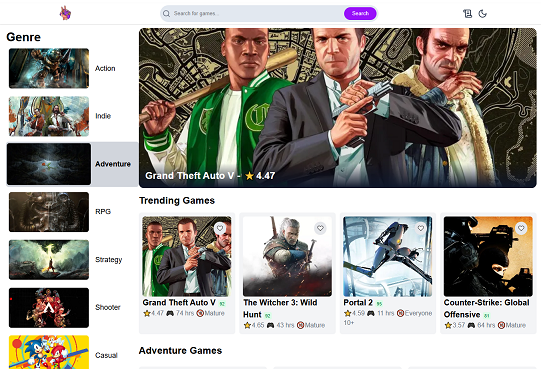 game wishlist screenshot