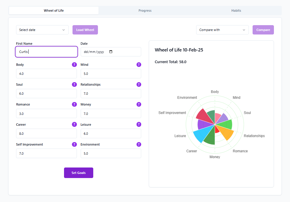 self-help tools app screenshot